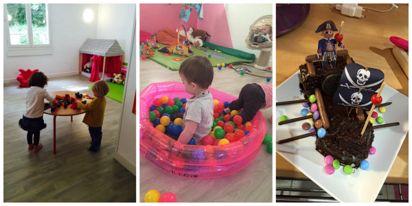 activites à la creche de Vaulnaveys en isere